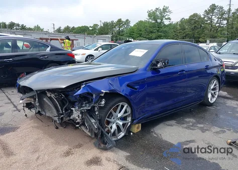 2019 BMW M5 Competition из США, поврежденный, VIN WBSJF0C56KB447183